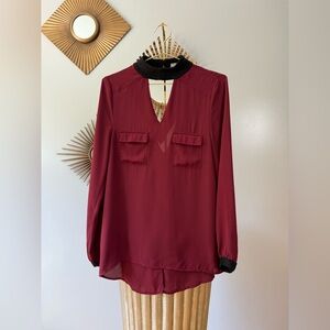 Long Sleeve Top with Open Back